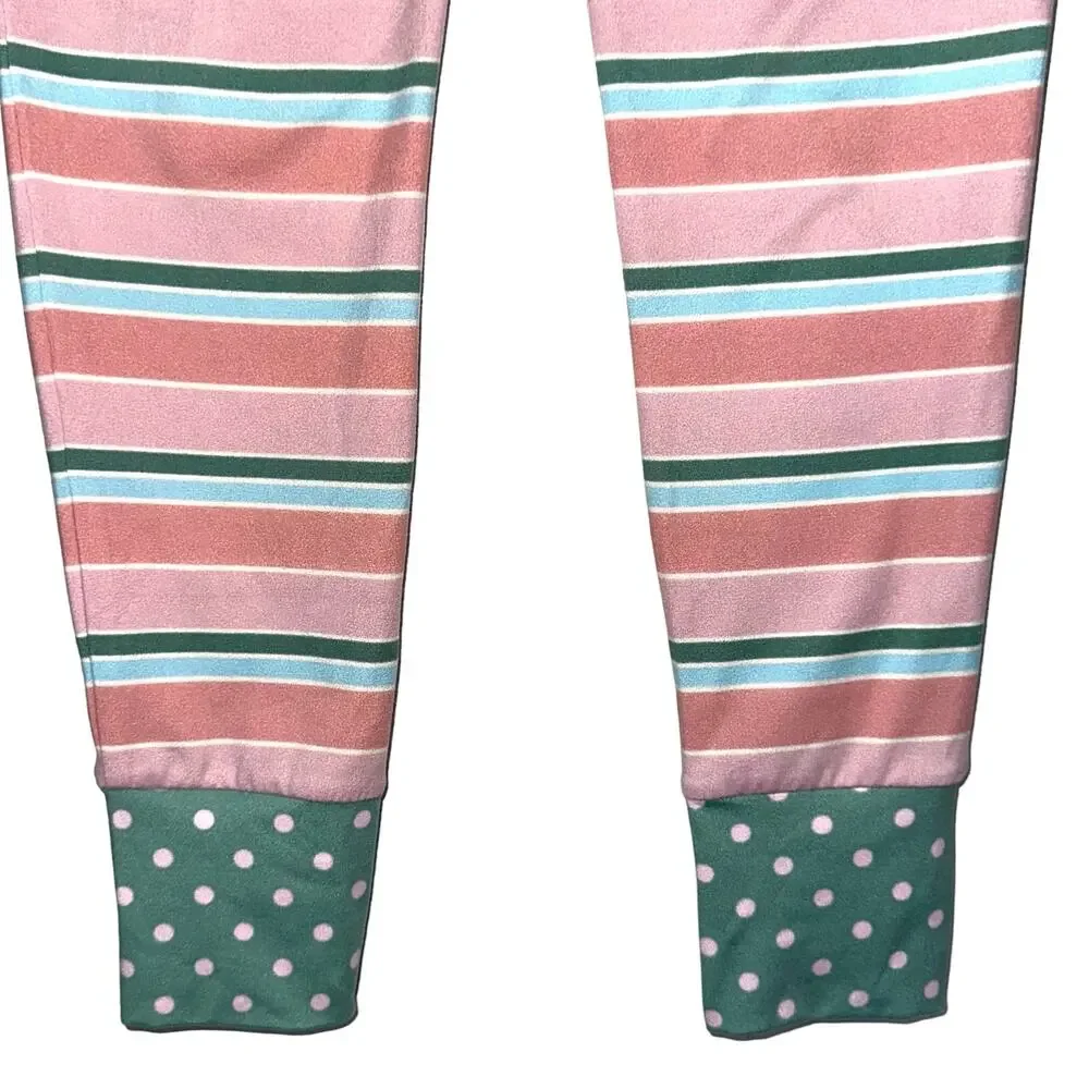 Matilda Jane Girls Striped Polka Dot Cozy Pants Leggings Size 8